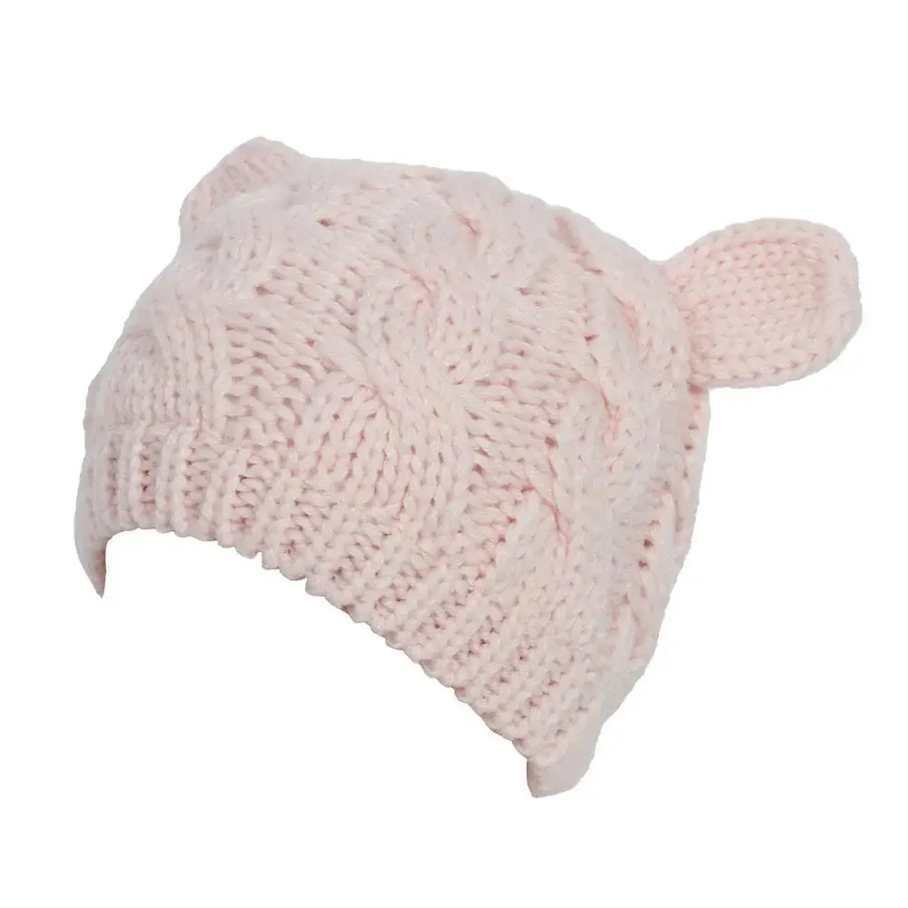 3D Cute Knitted Cat Ear Beanie