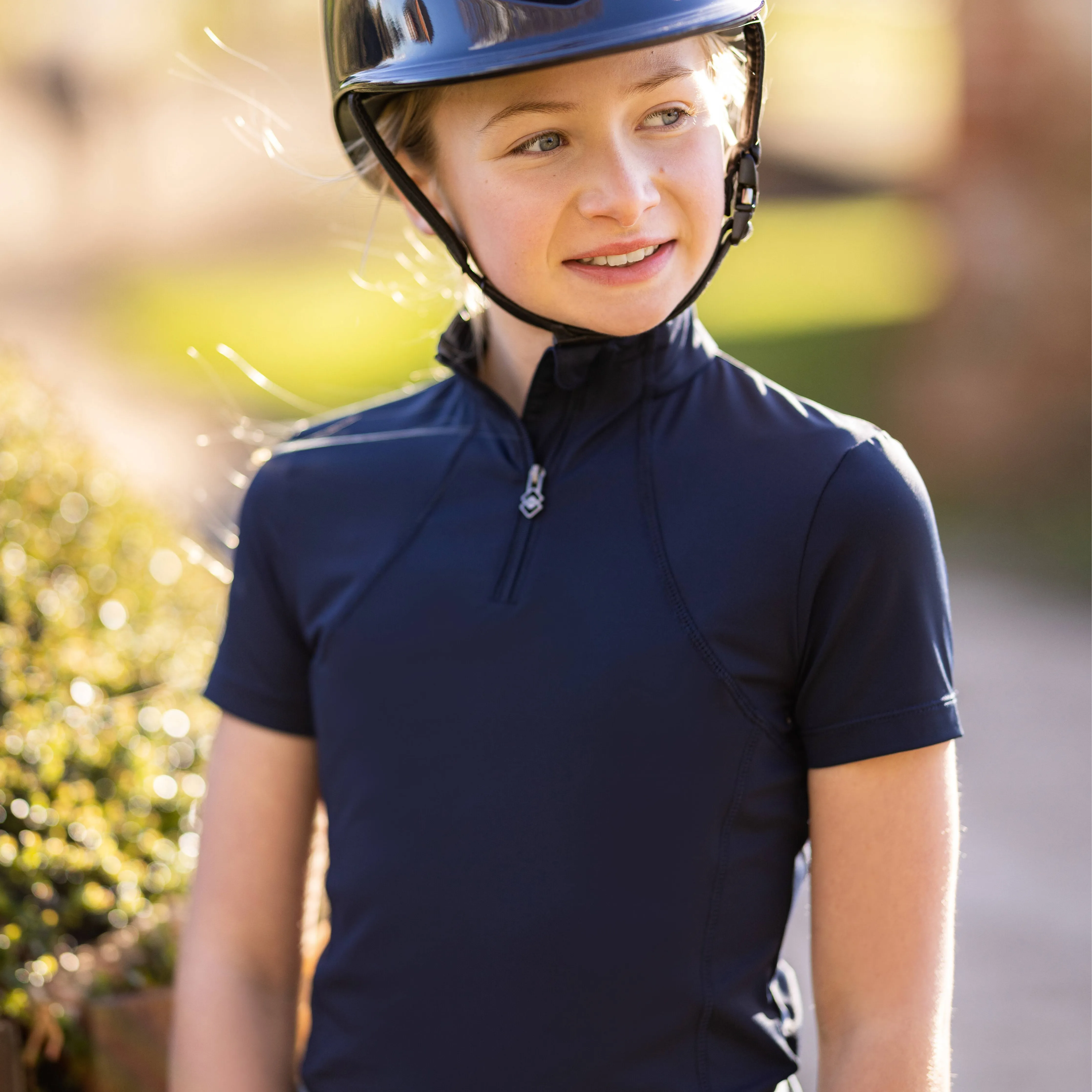 LeMieux Kids Short Sleeve Base Layer - Indigo
