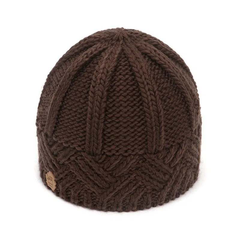 Retro Knitted Beanie Hat