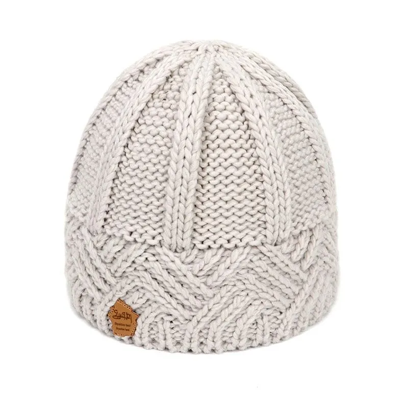 Retro Knitted Beanie Hat