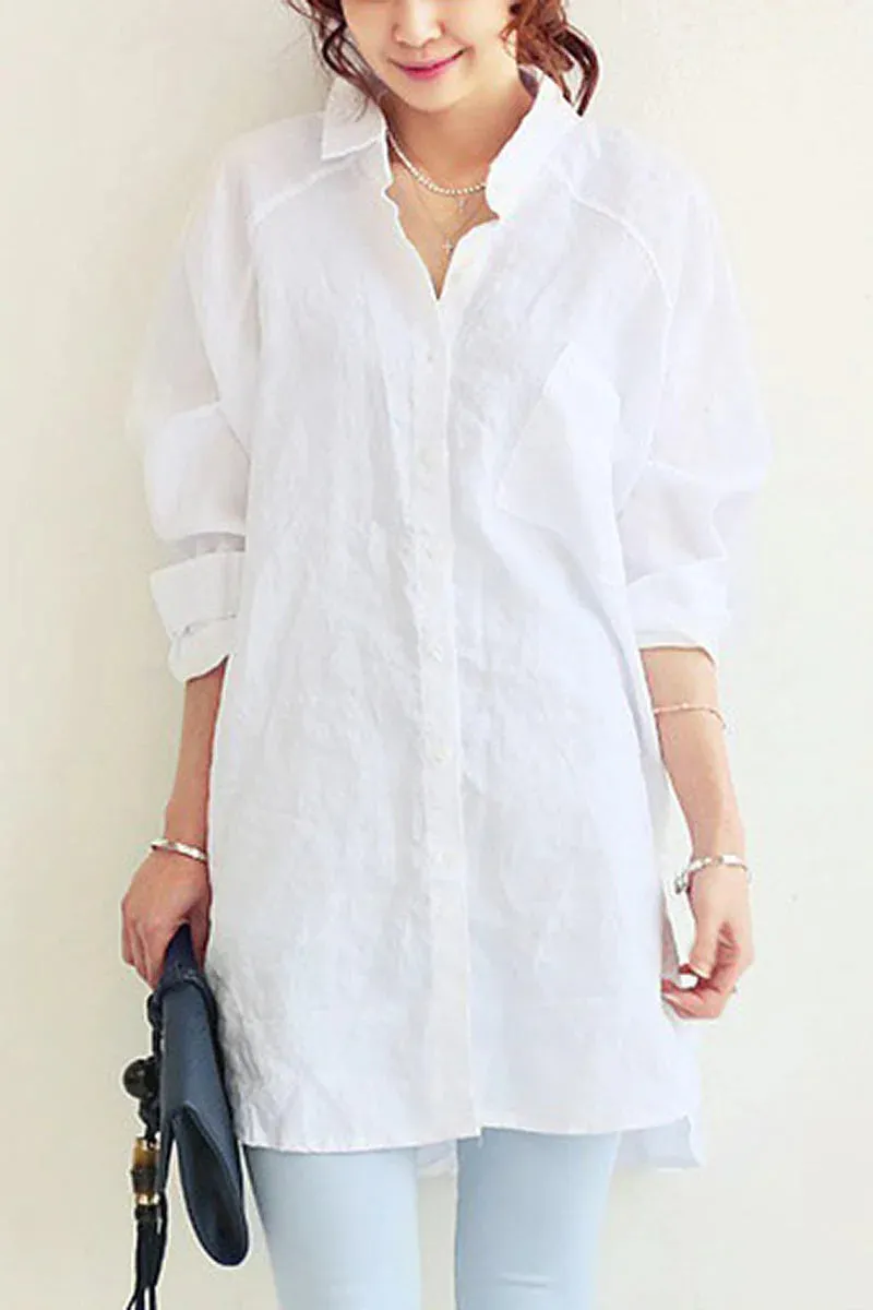 Sloane - Oversized Linen Shirt