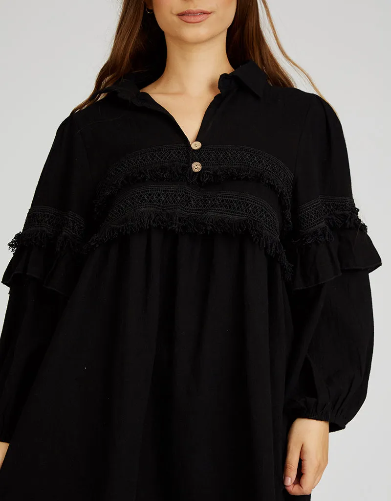 Tianna Linen Short Dress